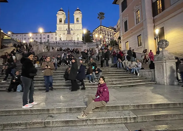 Spanish Steps View דירה רומא